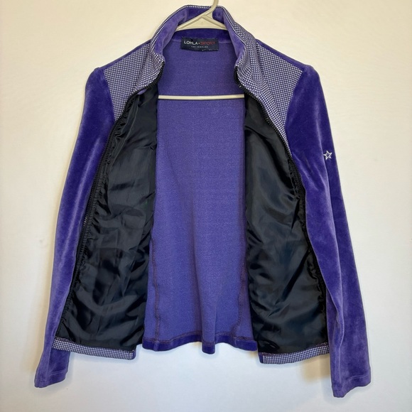 Lohla Sports Purple Zip Up Coat Jacket | Size Small - Picture 2 of 9